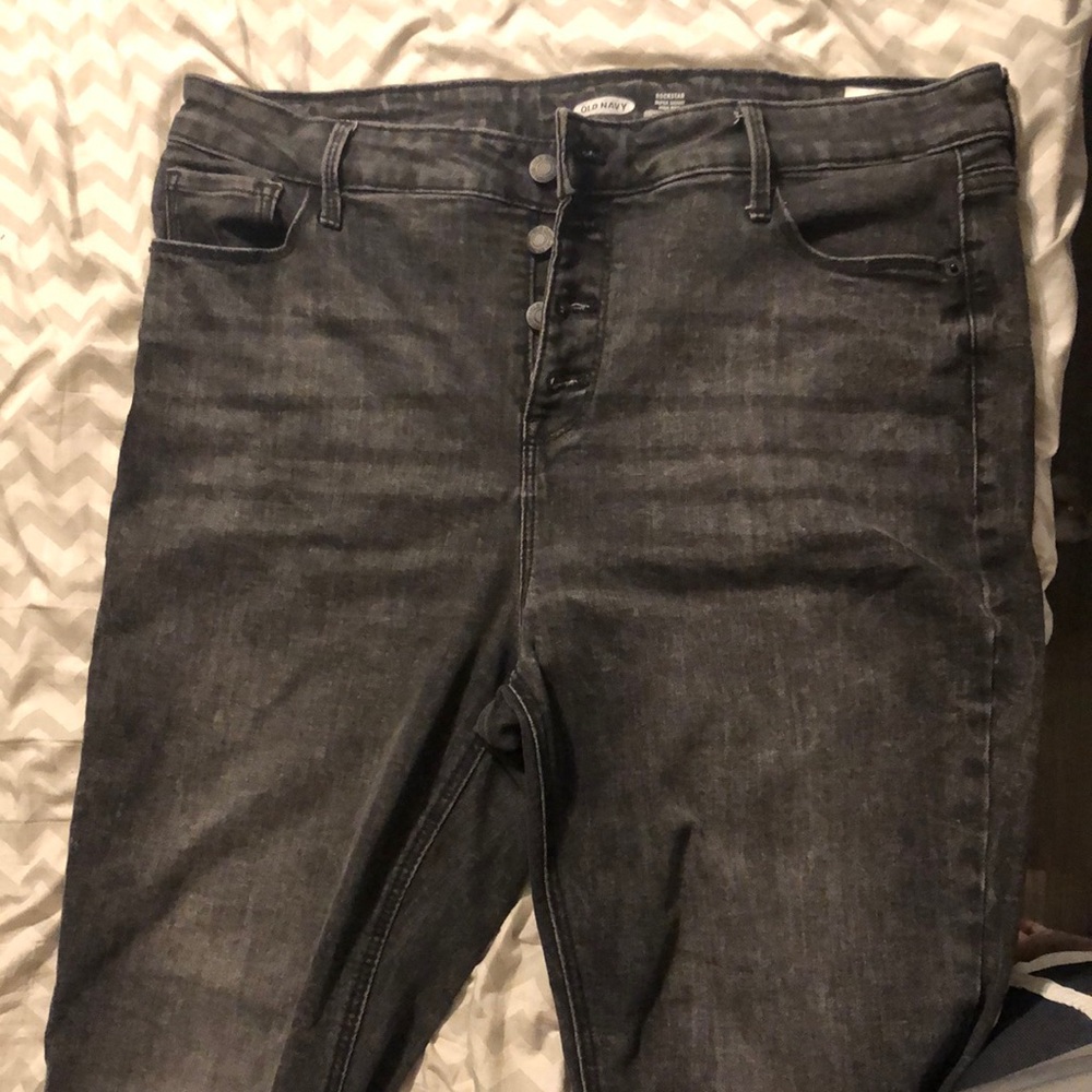 Size 14 Grey Old Navy Jeans